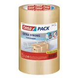 Ruban adhésif transparent PVC / Caoutchouc 50 mm x 66 m Tesa - Ruban adhésif emballage - Lot de 3