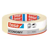 Ruban de masquage 30 mm x 50 m krepp crème Tesa Economy - Adhésif de masquage - Scotch peinture