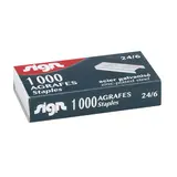 Agrafes Standard Sign 24/6 en Acier Galvanisé - Paquet de 4000