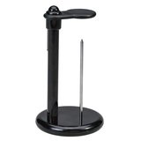 Pique-notes Noir 13,6 cm réglable avec socle lesté - Pique Fiches - Porte memo