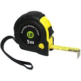 Mètre ruban 5 mètres bi-matière Wonday noir/jaune