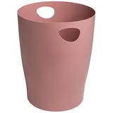 Corbeille à papier Ecobin Skandi vieux rose 15L