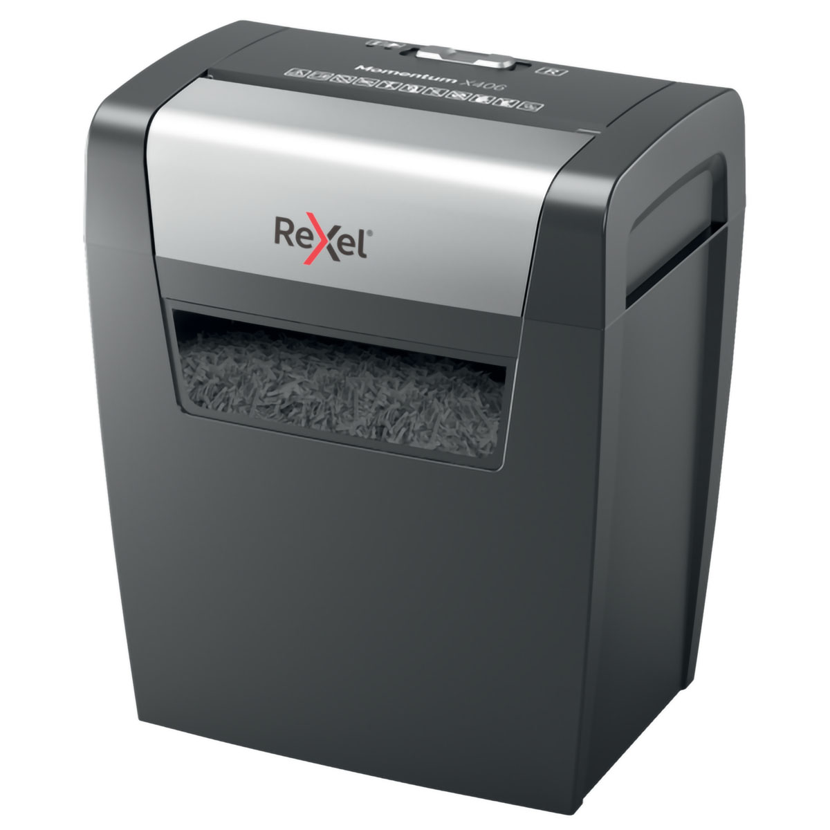 Destructeur de documents Rexel Momentum X406 coupe croisée DIN P4 6 feuilles 15L – Broyeur papier