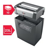 Destructeur de documents Rexel Momentum X410 coupe croisée DIN P4 10 feuilles 23L – Broyeur papier