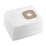 Sac aspirateur Karcher non tissé, blanc, x10 – Compatible T 10/1 et T 15/1