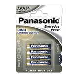 Pile alcaline LR03 AAA Everyday Power PANASONIC 1,5V – Blister de 4