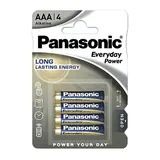 Pile alcaline LR03 AAA Everyday Power PANASONIC 1,5V – Blister de 4