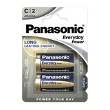 Pile alcaline LR14 C Everyday Power PANASONIC 1,5V 9,3Ah – Blister de 2
