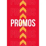 Affiche PROMOS rouge/jaune 80 x 115 cm – papier ½ mat 190g - Affichage vitrine