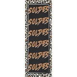Affiche SOLDES léopard 40 x 115 cm papier ½ mat 170g - pour vitrines et corners de soldes mode
