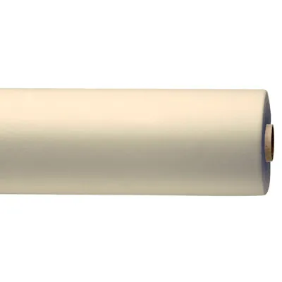 Nappe Airlaid non tissée aspect tissu - Nappe intissée - Nappe jetable - Ivoire - Rouleau de 1,20 x 15 m