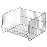 Corbeille fil empilable 49 x 50 x 30 cm zingué - Panier fil métal