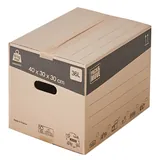 Caisse américaine carton, carton simple cannelure 40x30x30cm, paquet de 20