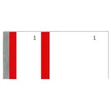 Bloc vendeur 100 feuillets numérotés 13,5 x 6 cm rouge - Lot de 10