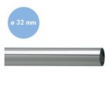 Tube ø 32 mm L 300 cm ép. 1,2 mm métal chromé