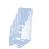 Porte-brochures 4 cases 1/3 A4