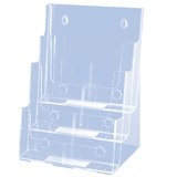 Porte-brochures 3 cases A4