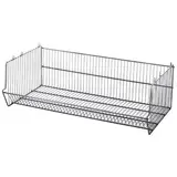 Corbeille fil empilable 95 x 50 x 30 cm zingué - Panier fil métal