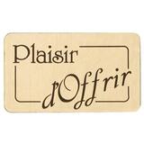 Étiquettes cadeaux adhésives Plaisir d'offrir or brillant - Paquet de 1000