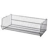 Corbeille fil empilable 128 x 50 x 25 cm zingué - Panier fil métal