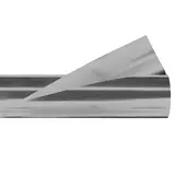 Film métallisé réversible polypropylène argent 120 cm x 10 m 30µ