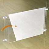 Plexi porte-affiches