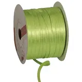 Ruban satin vert anis double face 6 mm x 91 m