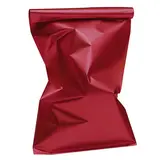 Pochette cadeau métallisée rouge 40 x 60 cm - Sachet cadeau rouge - Lot de 25