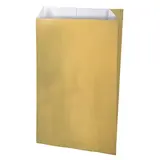 Pochette cadeau papier couché Or 18 x 6 x 33,5 cm - Sachet papier - Lot de 250