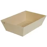 Panier en bois naturel contreplaqué 29,5 x 19,5 x 8 cm