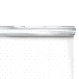 Film fleuriste - Film polypropylène pois blancs 80 cm x 120 m 35µ