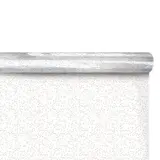 Film fleuriste - Film polypropylène Étoiles blanches 80 cm x 120 m 35 µ