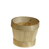 Panier bourriche bois rond 8,5 x 8 cm