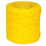 Raphia synthétique jaune 200m