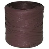 Raphia synthétique chocolat 200 m