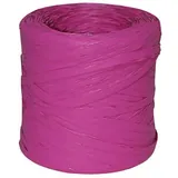 Raphia synthétique rose 200m