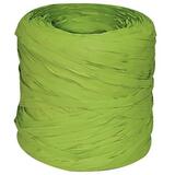 Raphia synthétique vert anis 200m