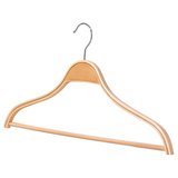 Cintres plats avec barre pantalon