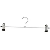 Cintre métal avec pinces antidérapantes 20 cm - Cintre à pinces - Lot de 100