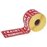 Étiquettes adhésives Craint l'humidité