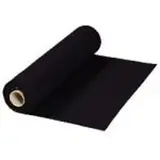 Chemin de table intissé prédécoupé 120 cm - Tête à tête prédécoupé - Noir - Rouleau de 40 cm x 24 m
