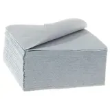 Serviette Celisoft non tissée 40 x 40 cm - Serviette jetable - Serviette de table papier - Gris - Paquet de 50
