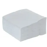 Serviette ouate 2 plis 33 x 33 cm - Serviette jetable - Serviette de table papier - Argent - Paquet de 50