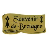 Étiquettes cadeaux adhésives Souvenir de Bretagne