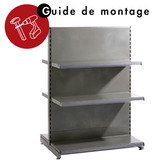 Guide de montage Gondolstore - Ligne Store gris métallisé pas de 50 mm