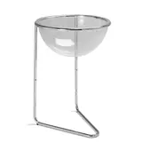 Bac soldeur plexi sur pied transparent ø 50 x 76 cm - Bac de fouille demi-sphère