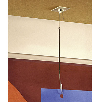 Platine adhésive - Blanc - L 20 x 20 mm - Pqt de 20 - Éléments de suspension-1