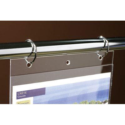 Anneaux ouverts métal - Chromé - ø 25 mm - Paquet de 20 - Crochets - Anneaux-1