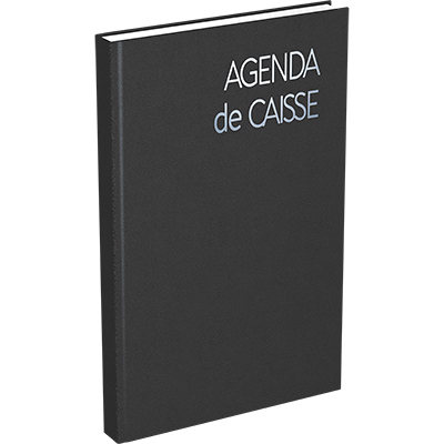 Agenda de caisse 14 x 22 cm - Registres et agendas de comptabilité