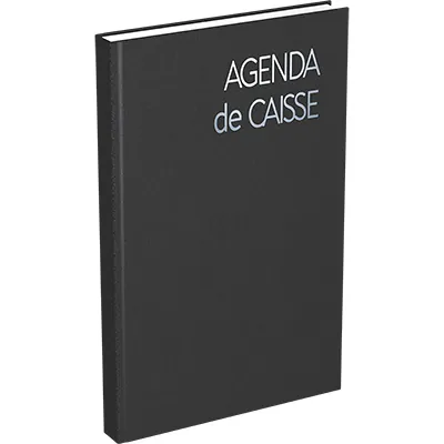 Agenda de caisse 14 x 22 cm - Registres et agendas de comptabilité